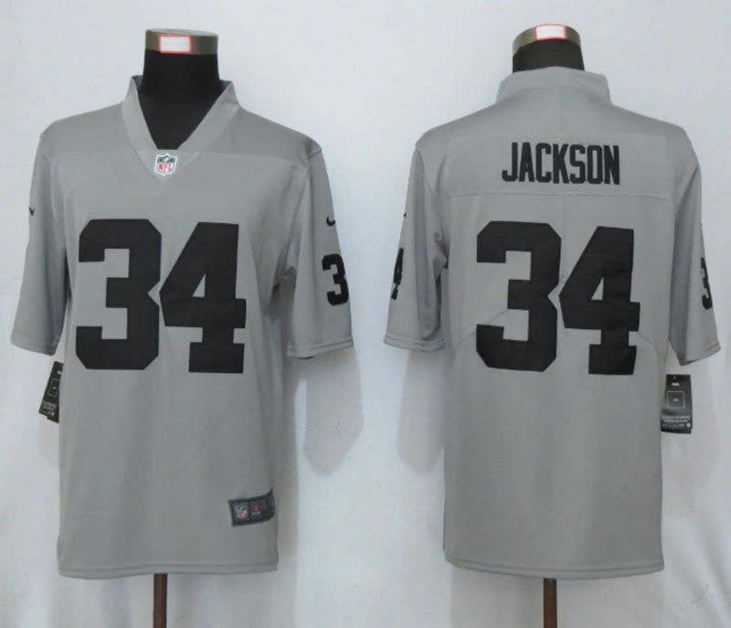 Nike Oakland Raiders 34 Jackson Vapor Untouchable Nike Silver Inverted Legend Jersey,We sell and wholesale Nike Oakland Raiders 34 Jackson Vapor Untouchable Nike Silver Inverted Legend Jersey on line form chian!